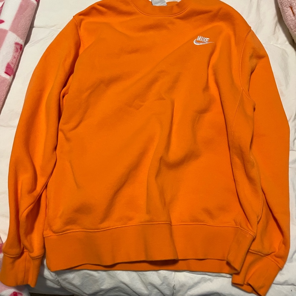 Nike Men's Orange Sweater